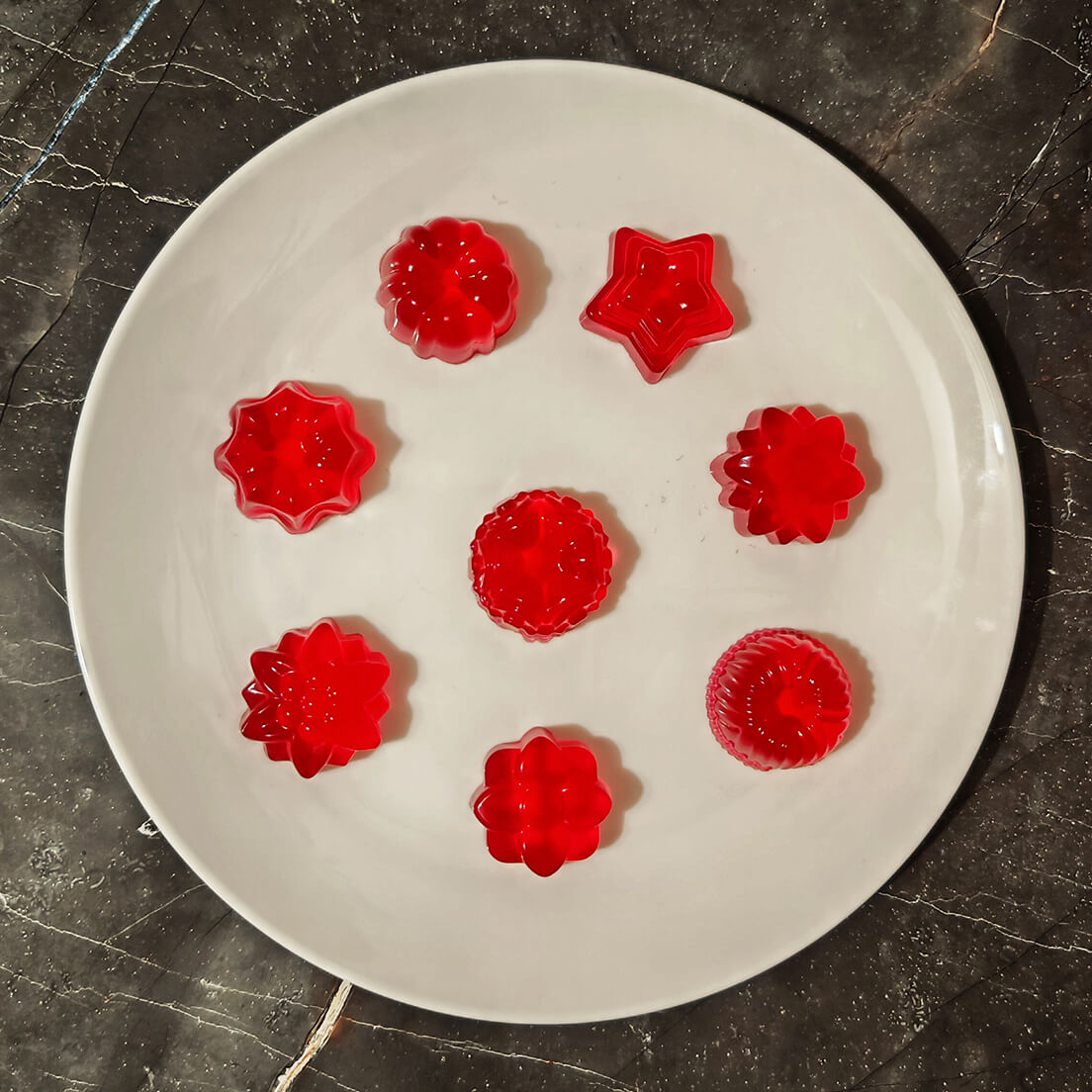 Желе из желатина, вкус «Сладкая роза»