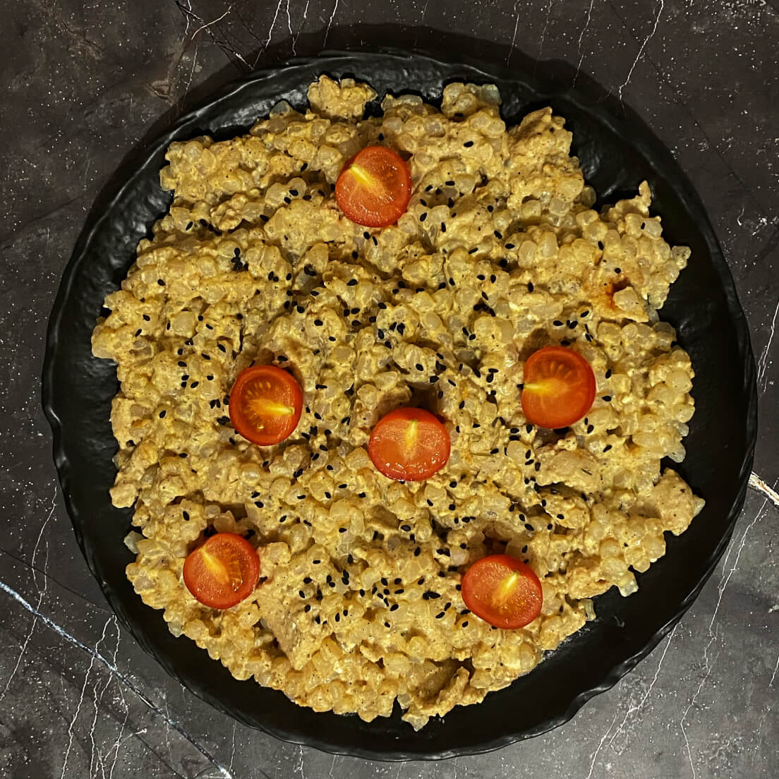 Ширатаки с сыром и нарезкой из индейки