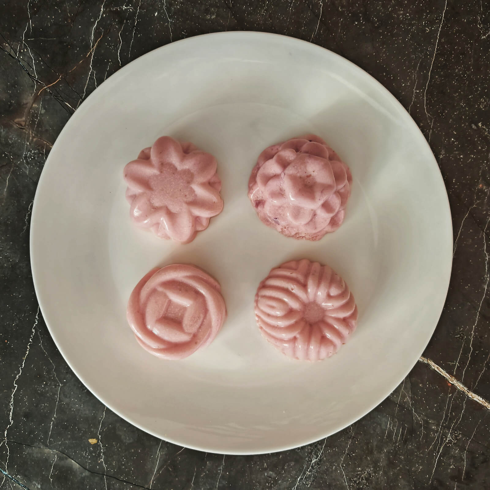 Клубничное суфле из творога и желатина