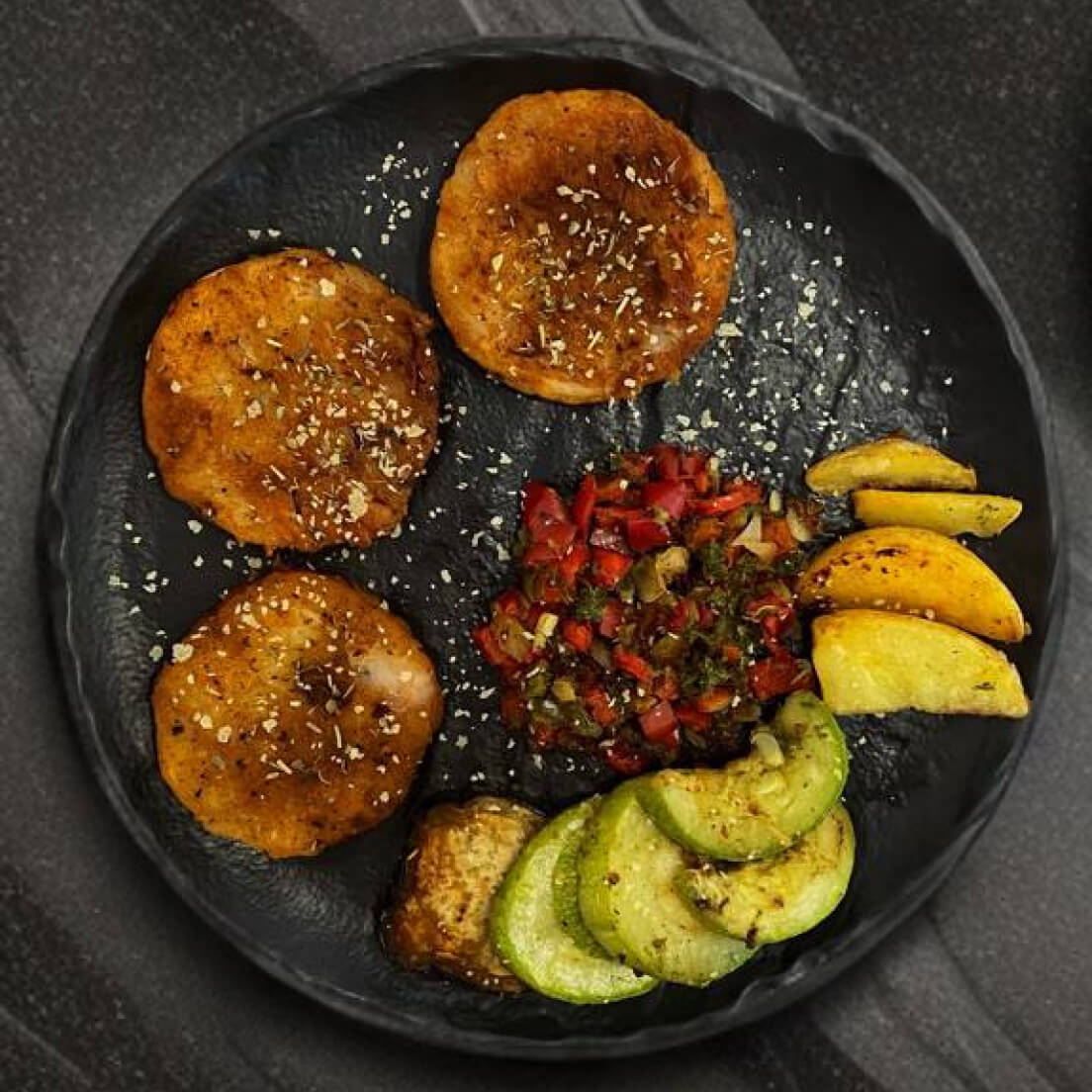 Котлеты рыбные из хека с овощами «Овощное рагу»
