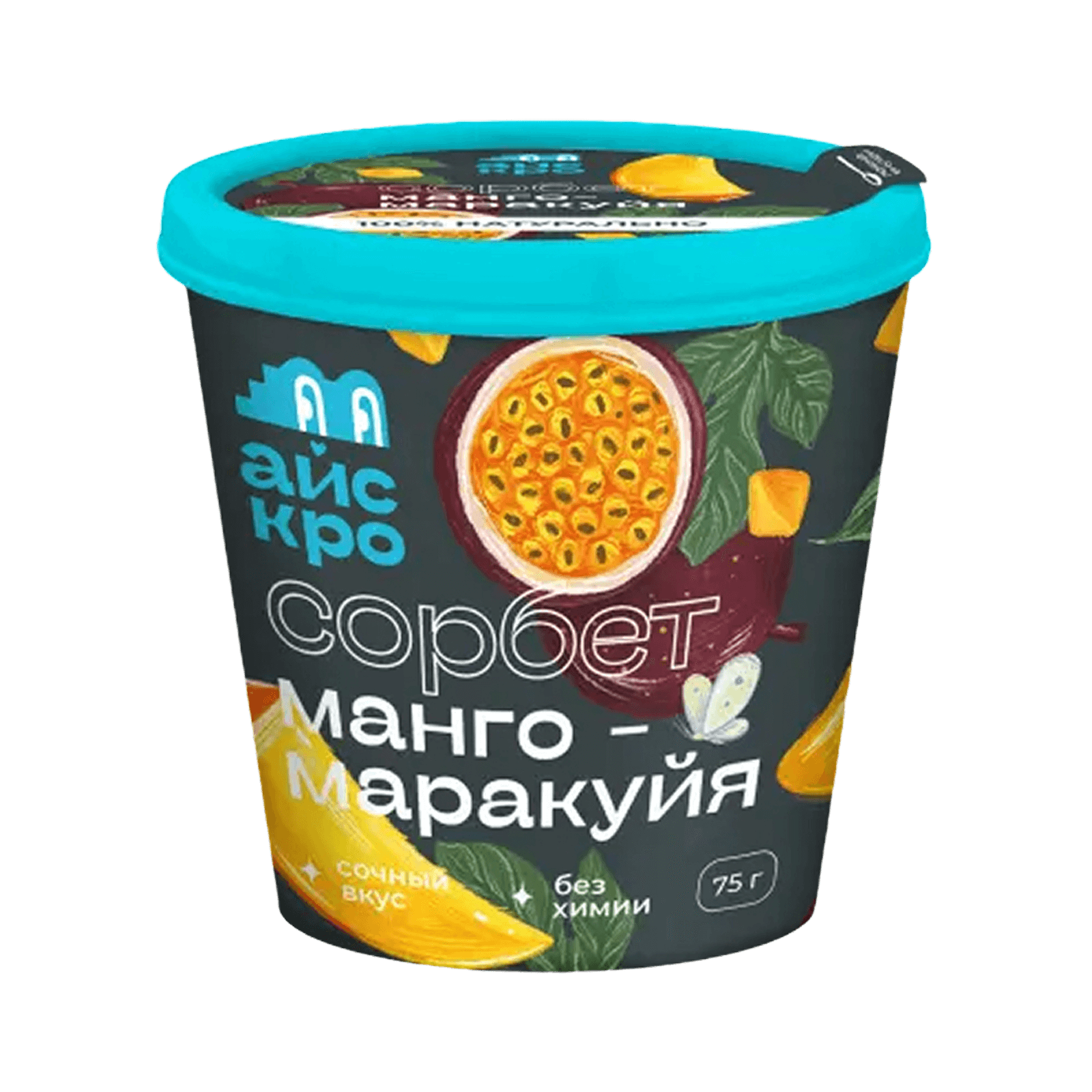 Сорбет АйсКро Манго-маракуйя 75 г