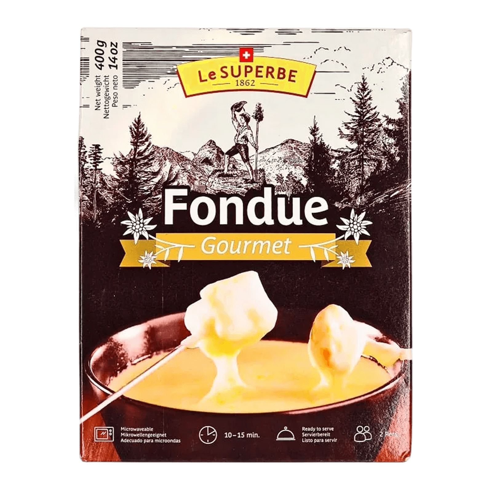 Сыр Le Superbe Swiss Gourmet для фондю полутвердый 40%