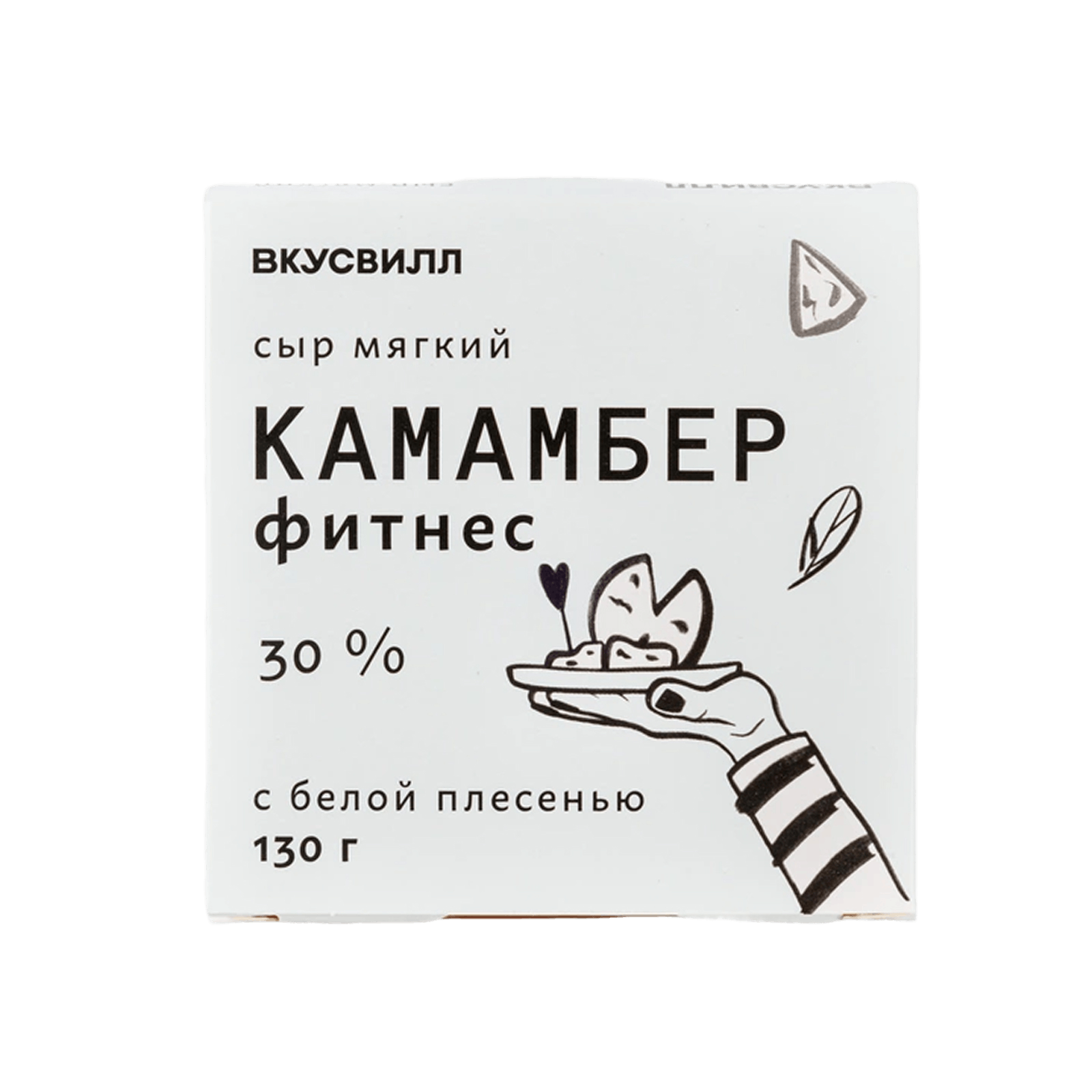 Сыр мягкий ВкусВилл Камамбер Фитнес